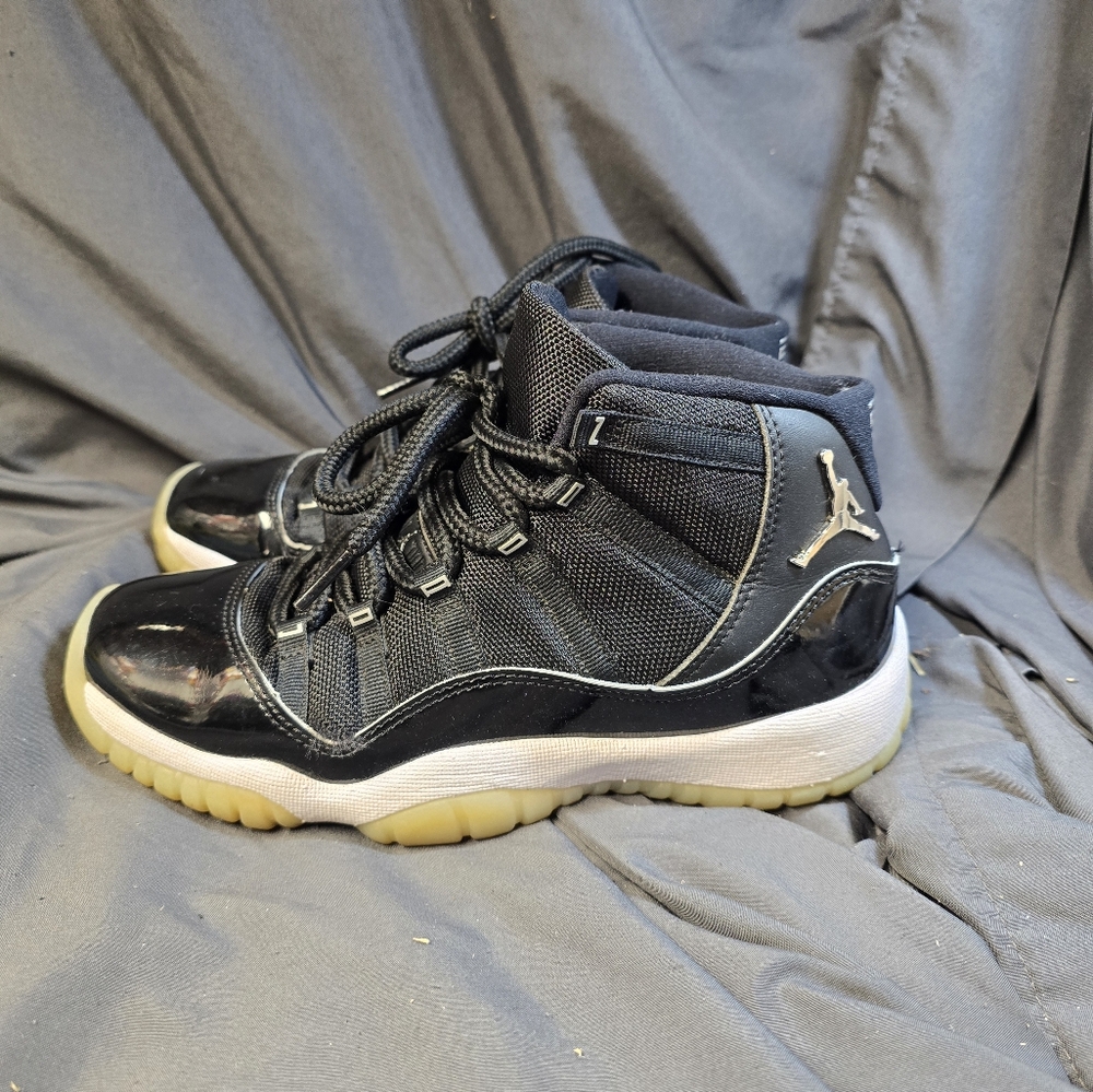 Nike Air Jordan Retro 11 XI Black Jubilee 25th Anniversary 378038-011 6.5Y / 8W